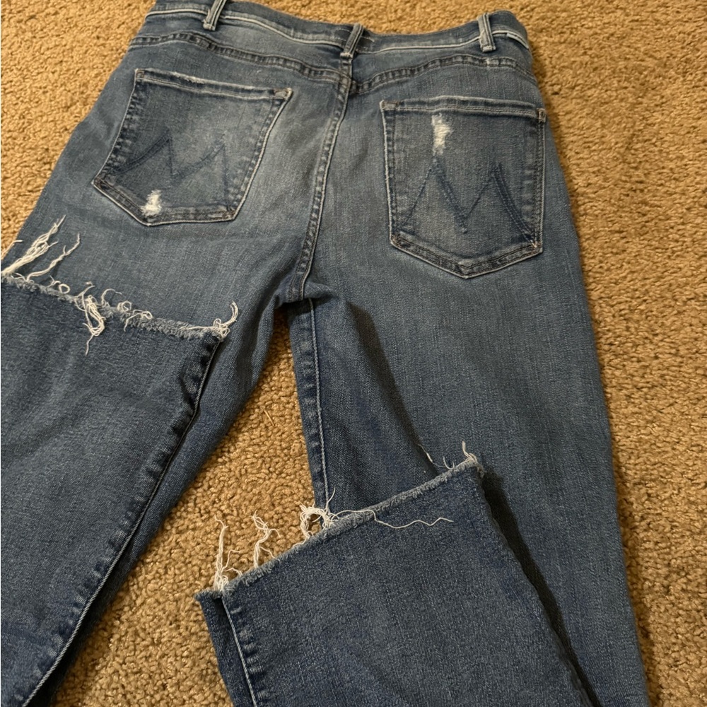 Blogger Fave MOTHER denim Hustler ankle fray